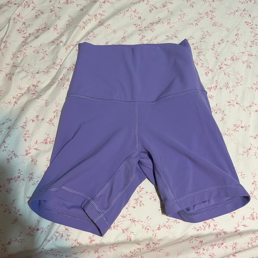 light purple lululemon shorts